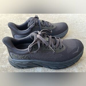 Hoka Black Tennis Sneakers Sports Black Shoes
